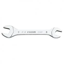 Clé à fourche micromécanique Facom tête inclinée 15° métrique 22