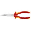 Pince à becs demi-ronds droite Knipex isolante 1000V