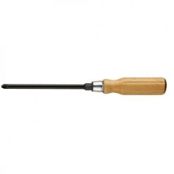 Tournevis manche bois cruciforme Pozidriv® Lame avec 6 pans Facom ATHH.D